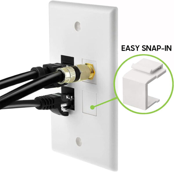 Tappo per RJ45 con Attacco Keystone 10 pz - immagine 3