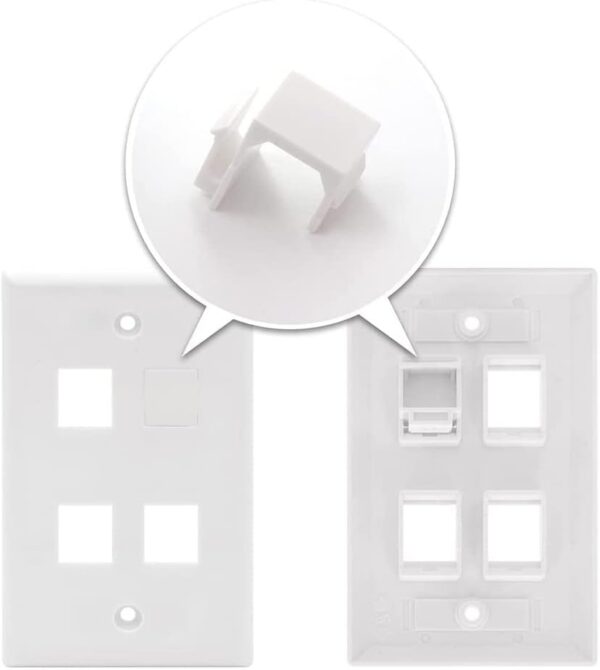Tappo per RJ45 con Attacco Keystone 10 pz - immagine 2