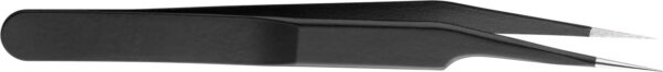 Kit 6 Pinzette di Precisione a Punta Piatta a Croce e Antistatiche in acciaio INOX - immagine 5