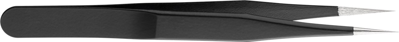 Kit 6 Pinzette di Precisione a Punta Piatta a Croce e Antistatiche in acciaio INOX - immagine 6