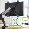 Kit Adattatore di Montaggio Non VESA per Monitor 13-27'' - immagine 9