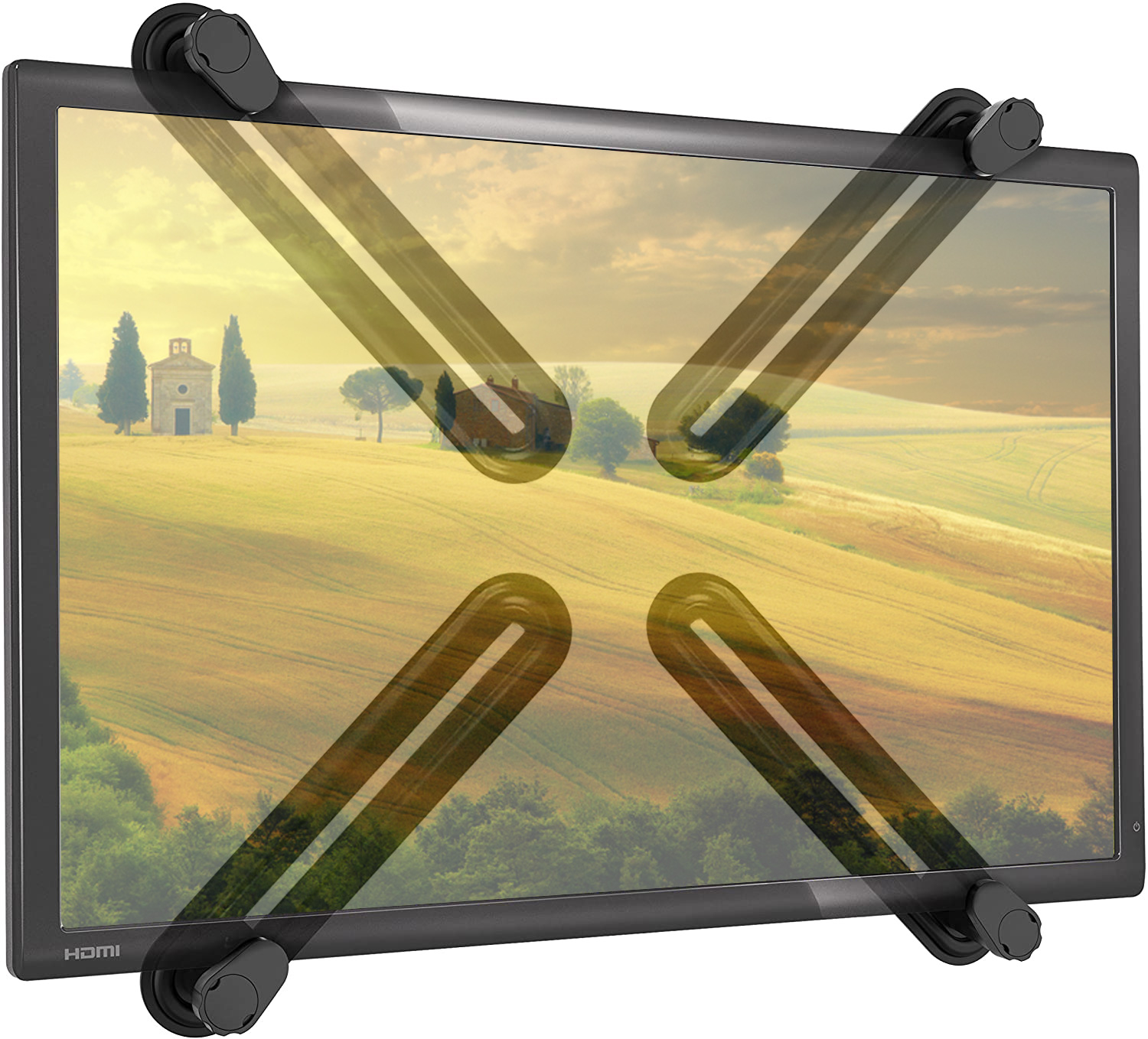 Kit Adattatore di Montaggio Non VESA per Monitor 13-27''