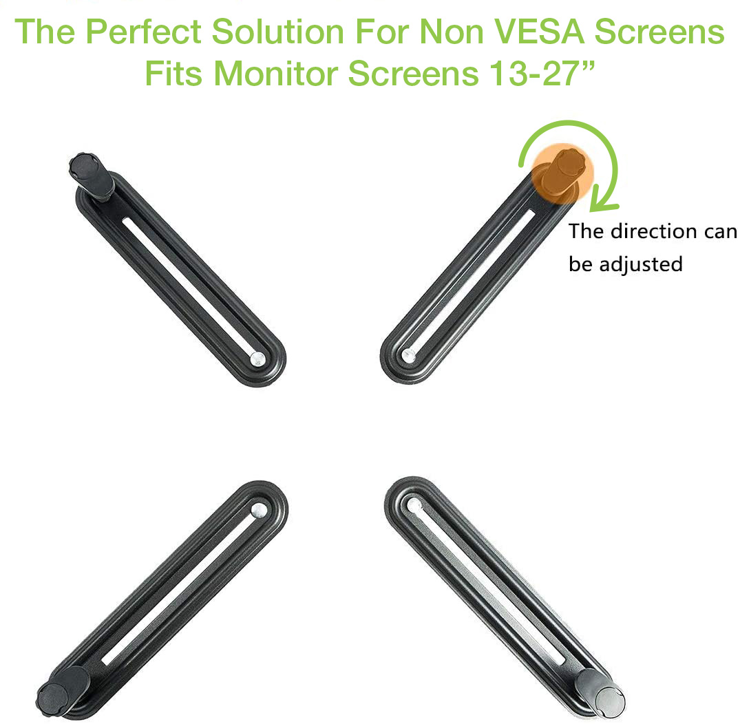 Kit Adattatore di Montaggio Non VESA per Monitor 13-27'' - immagine 10