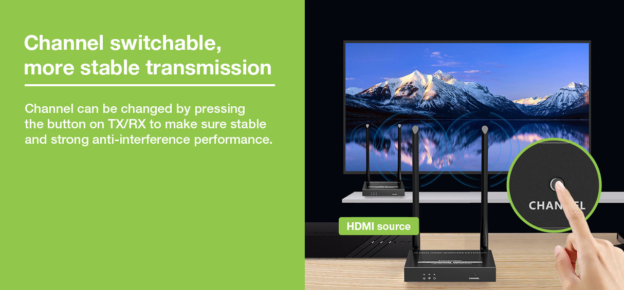 Kit Extender HDMI Wireless 5G 4K 60Hz fino a 50m - immagine 7