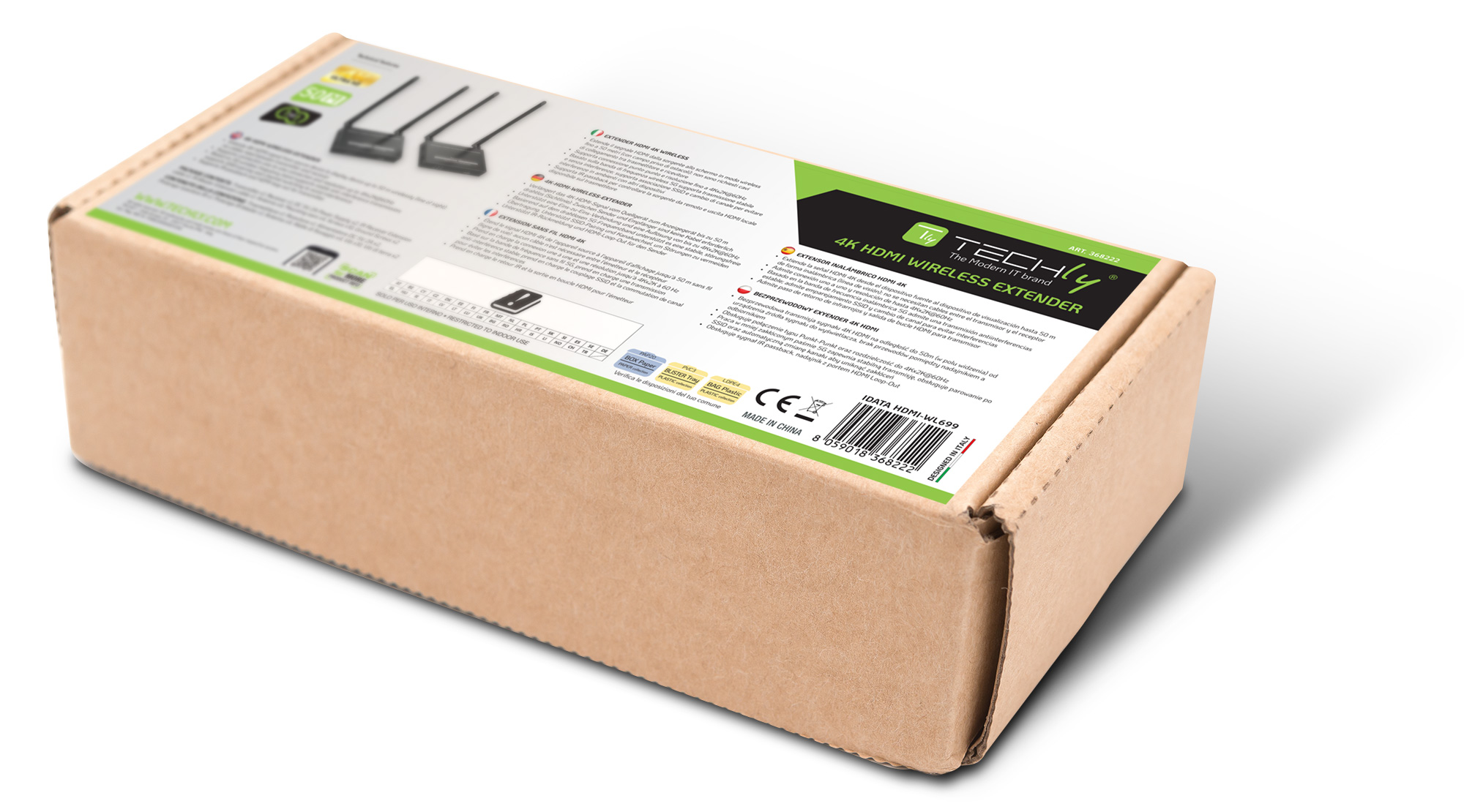 Kit Extender HDMI Wireless 5G 4K 60Hz fino a 50m - immagine 2