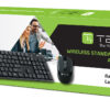 Kit Tastiera Standard e Mouse Wireless 2.4GHz Nero - immagine 2