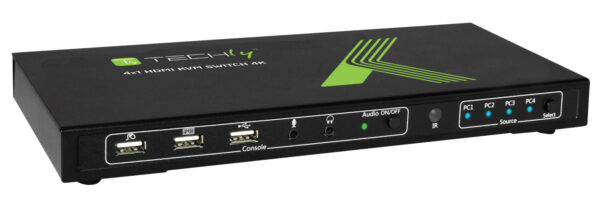 KVM switch 4x1 con USB e HDMI 4K - immagine 2