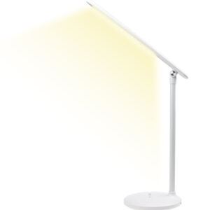 Lampada a 36 LED da Scrivania Pieghevole Dimmerabile Batteria Ricaricabile con Alimentazione USB