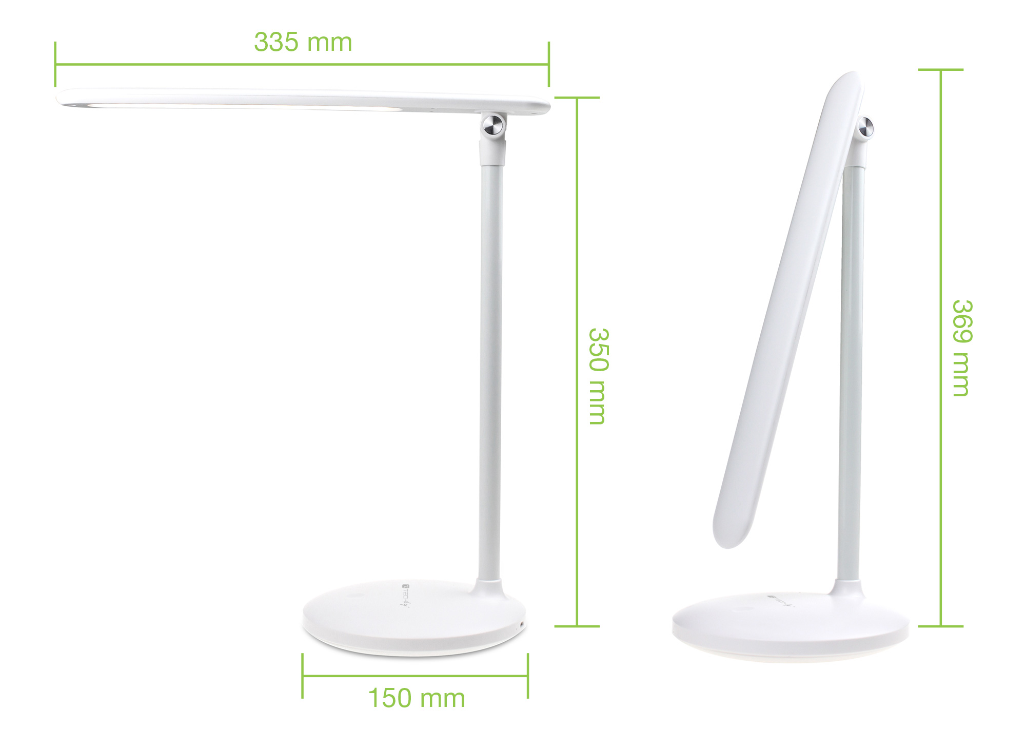 Lampada a 36 LED da Scrivania Pieghevole Dimmerabile Batteria Ricaricabile con Alimentazione USB - immagine 2