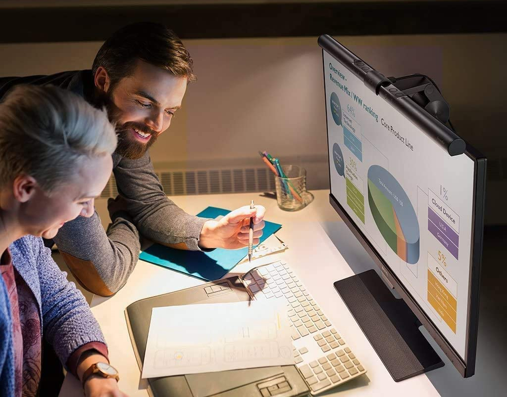 Lampada a Led USB per Monitor con Regolazione Temperatura Colore e Dimmer - immagine 8