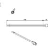 Lampada LED Blu 230V per Interruttori con Terminali a Filo - immagine 2
