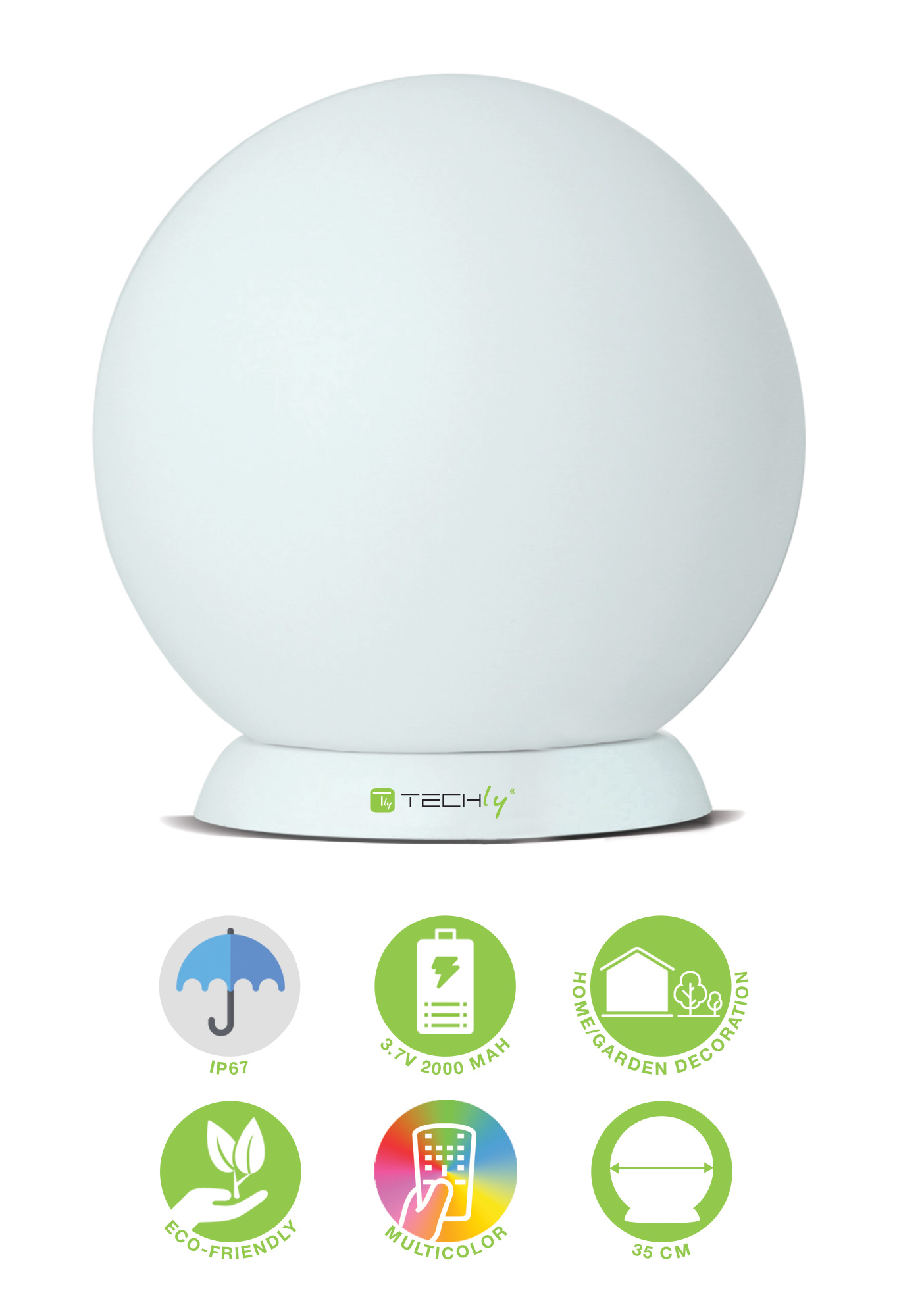 Lampada LED Multicolor da Arredo a Sfera Medium - immagine 3