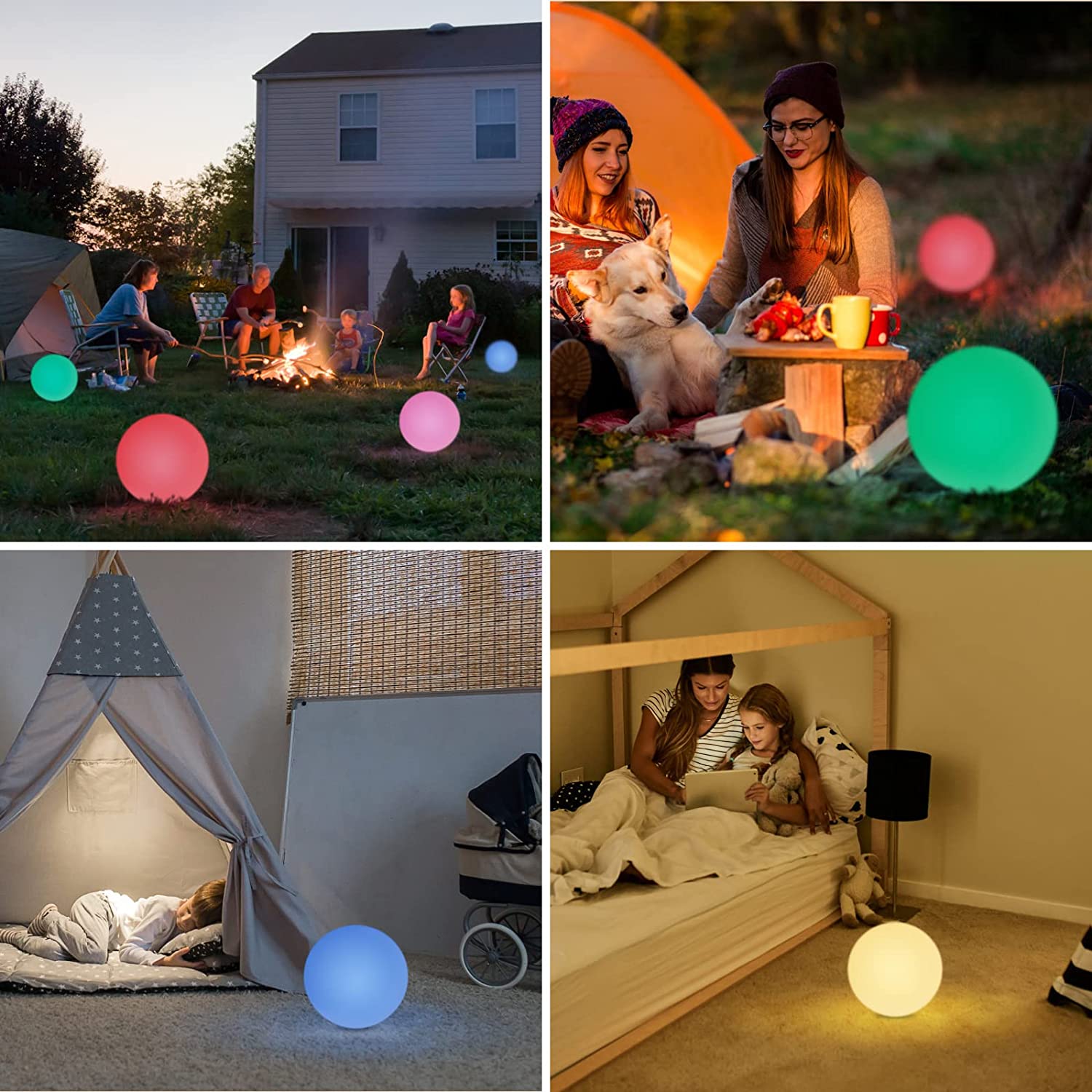 Lampada LED Multicolor da Arredo a Sfera Medium - immagine 9