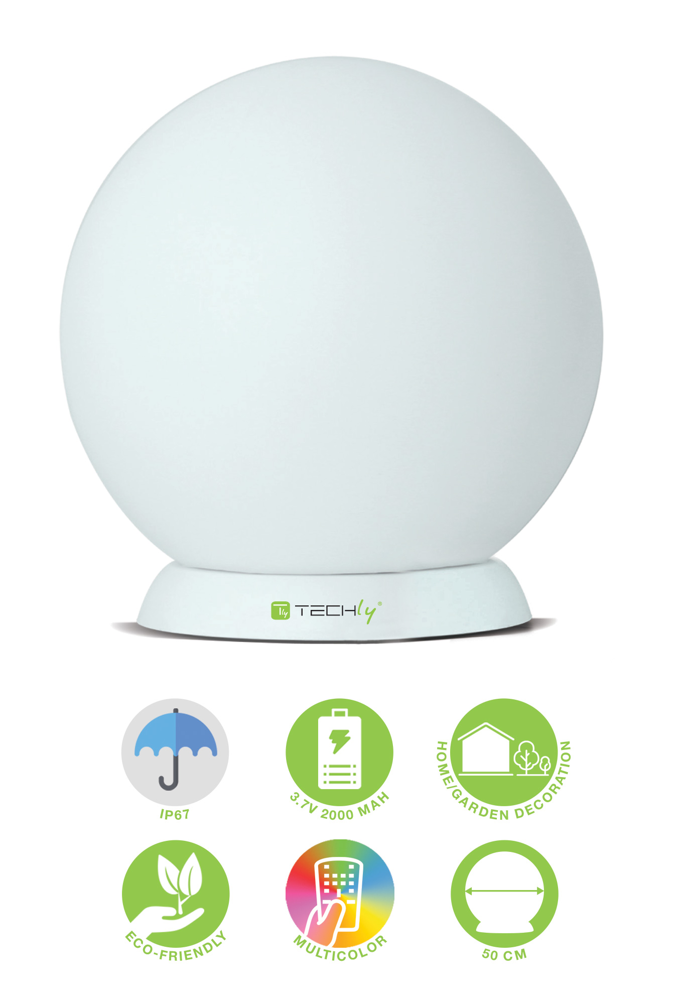 Lampada LED Multicolor da Arredo Sfera Large - immagine 3