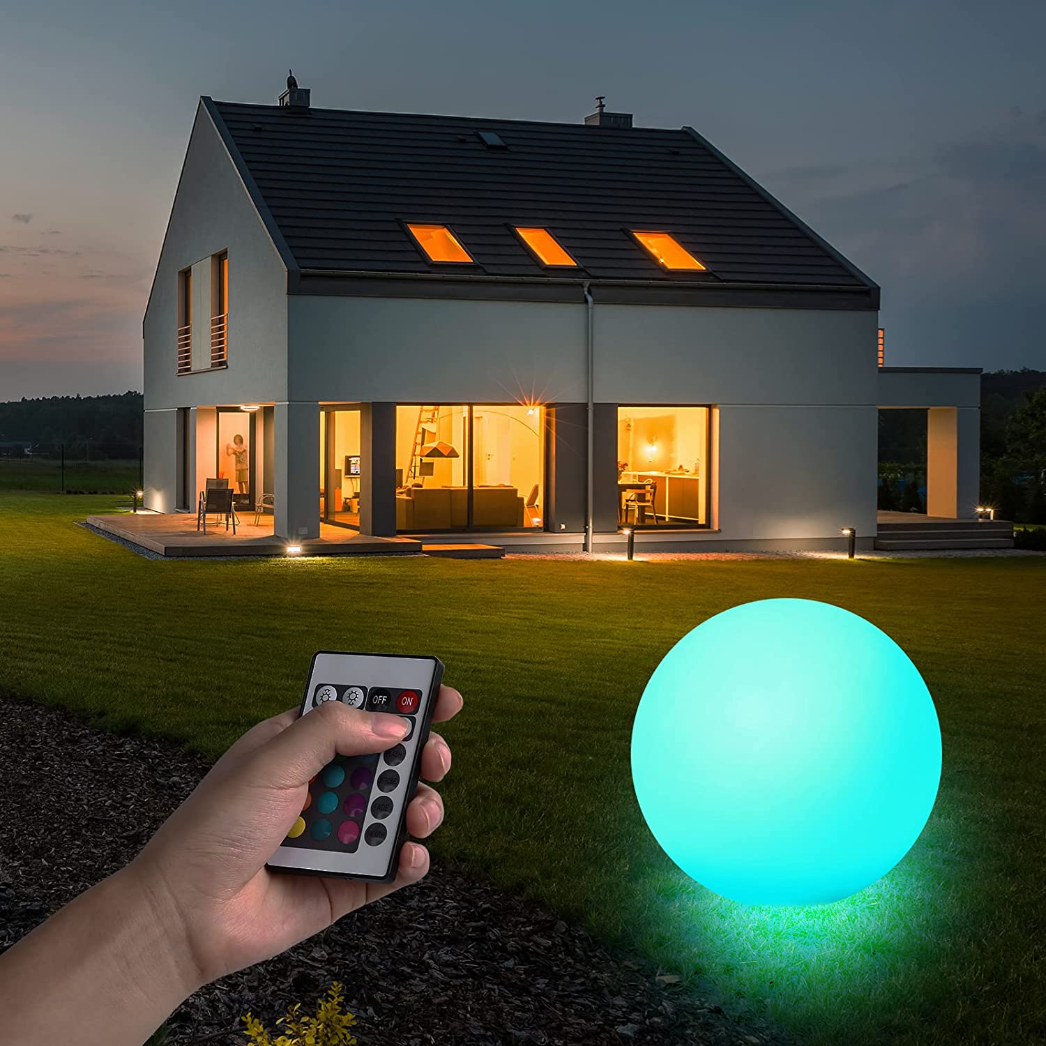 Lampada LED Multicolor da Arredo Sfera Large - immagine 4