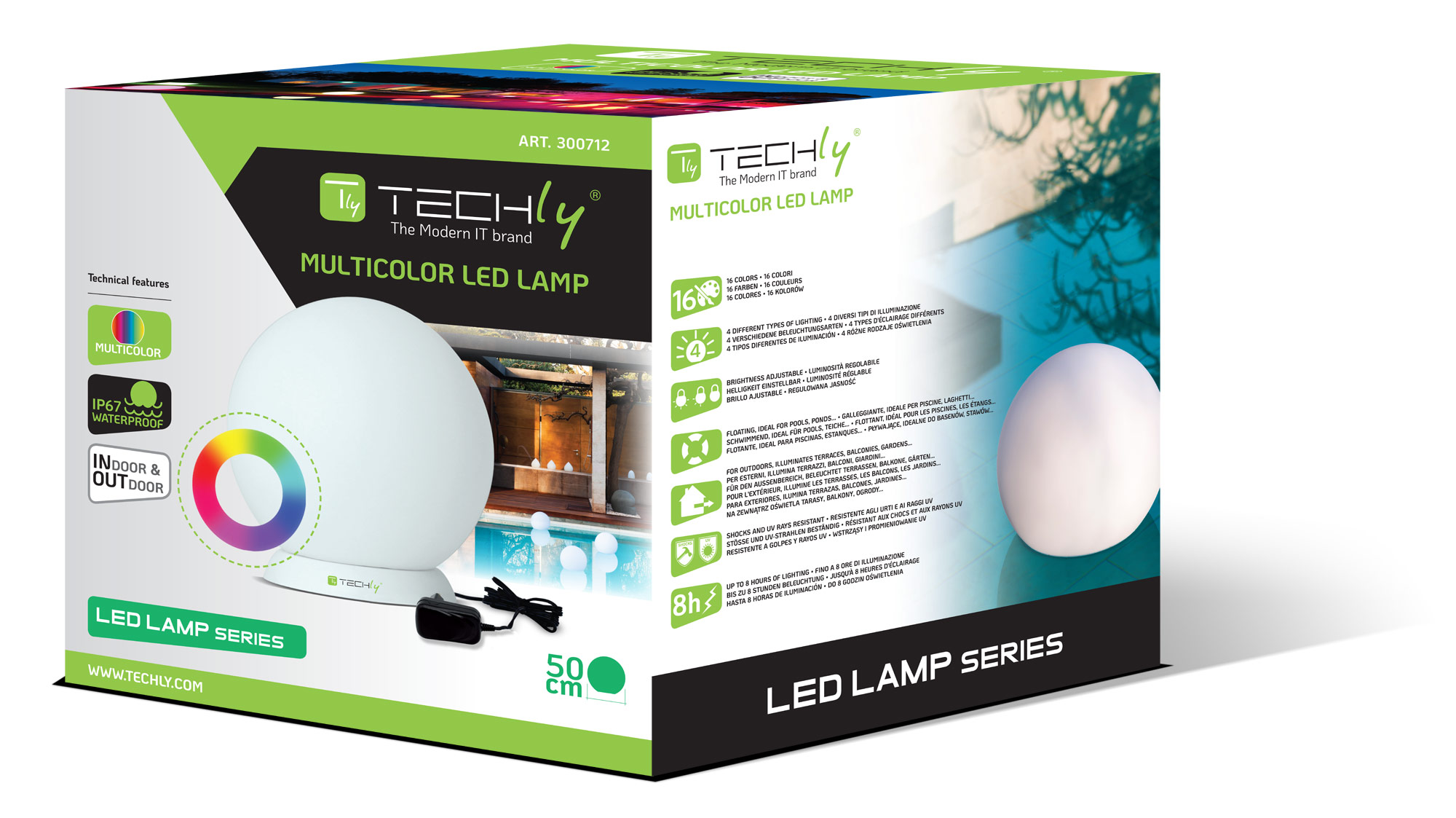 Lampada LED Multicolor da Arredo Sfera Large - immagine 2