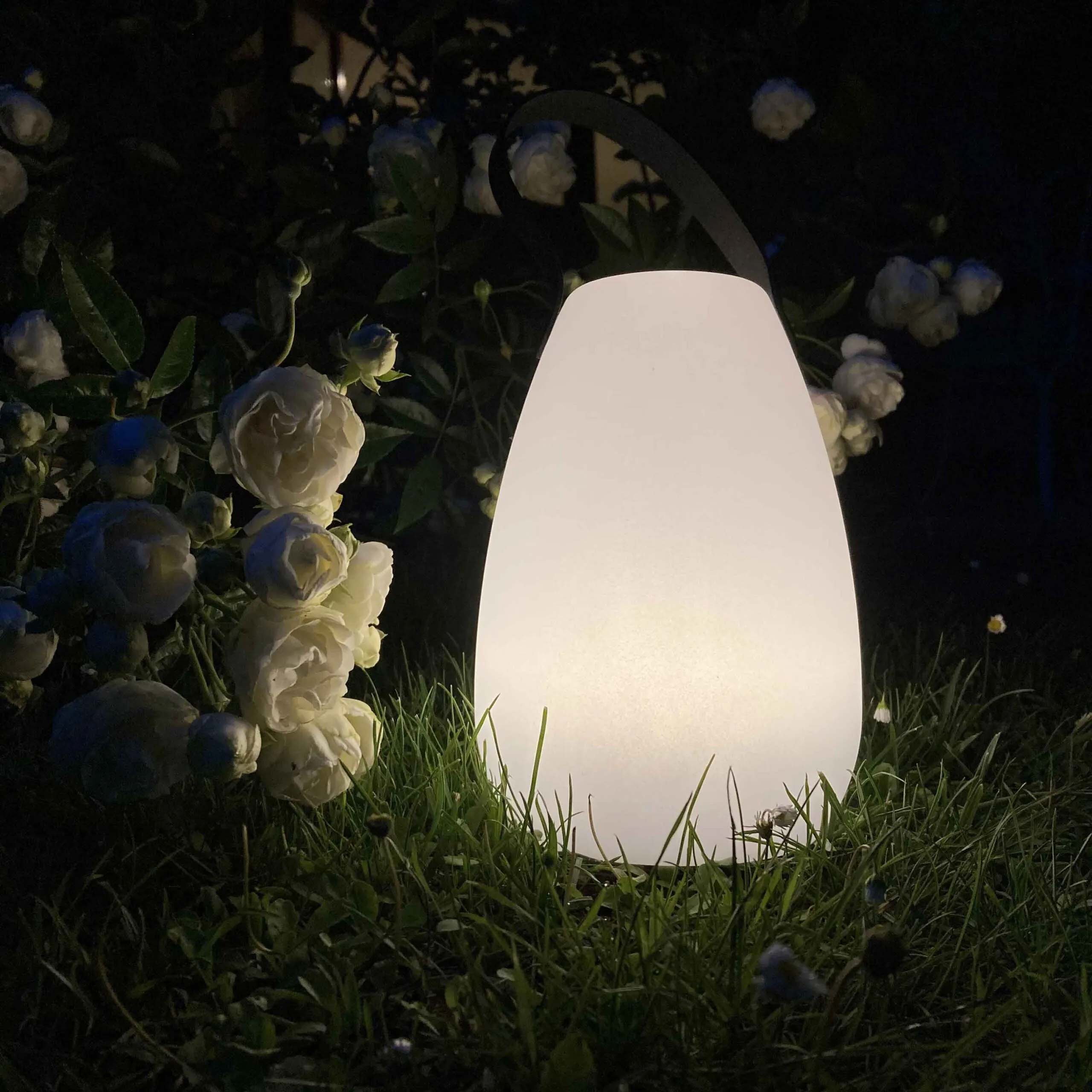 Lampada LED Multicolore Ricaricabile da Tavolo con Maniglia e Telecomando - immagine 8