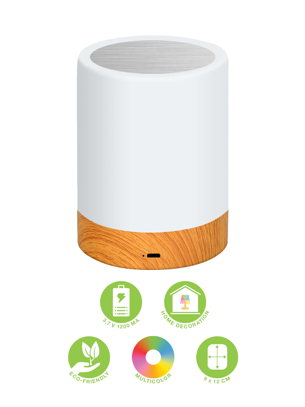 Lampada USB Smart Touch 5 Colori Selezionabili Regolazione Intensità - immagine 4