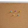 Bacheca Lavagna in Sughero Cornice in Alluminio Anodizzato 45x60 cm - immagine 3