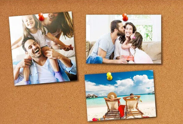Bacheca Lavagna in Sughero Cornice in Alluminio Anodizzato 60x90 cm - immagine 6