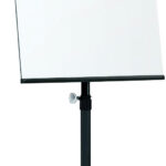 Lavagna Magnetica Cancellabile Flipchart Portablocco Ruote 70x100 cm