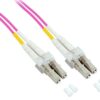 Cavo Fibra Ottica Multimodale OM4 LC/LC 50/125 3 m - immagine 3