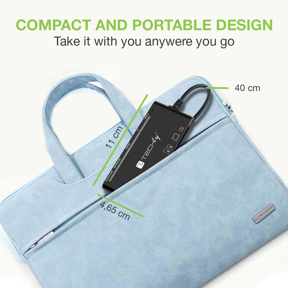 Lettore di Memorie SD 7 in 1 USB 3.0 tipo A e USB-C™ - immagine 7