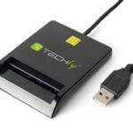 Lettore di Smart Card USB Esterno Nero
