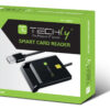 Lettore di Smart Card USB Esterno Nero - immagine 2