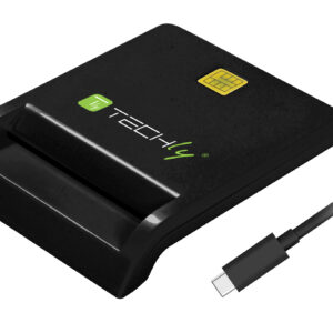 Lettore/Scrittore di Smart Card USB-C™ Compatto Nero