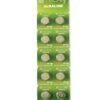 Batteria a Bottone Alcalina AG13 LR44 A76 GP76A 357 (set 10 pz)