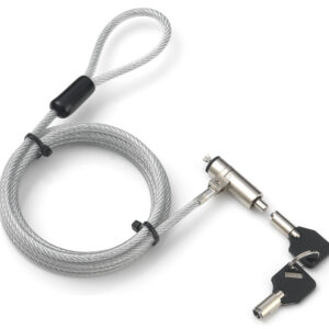 Lucchetto con Sistema di Sicurezza Wedge-Lock per Notebook Cavo 1,8m