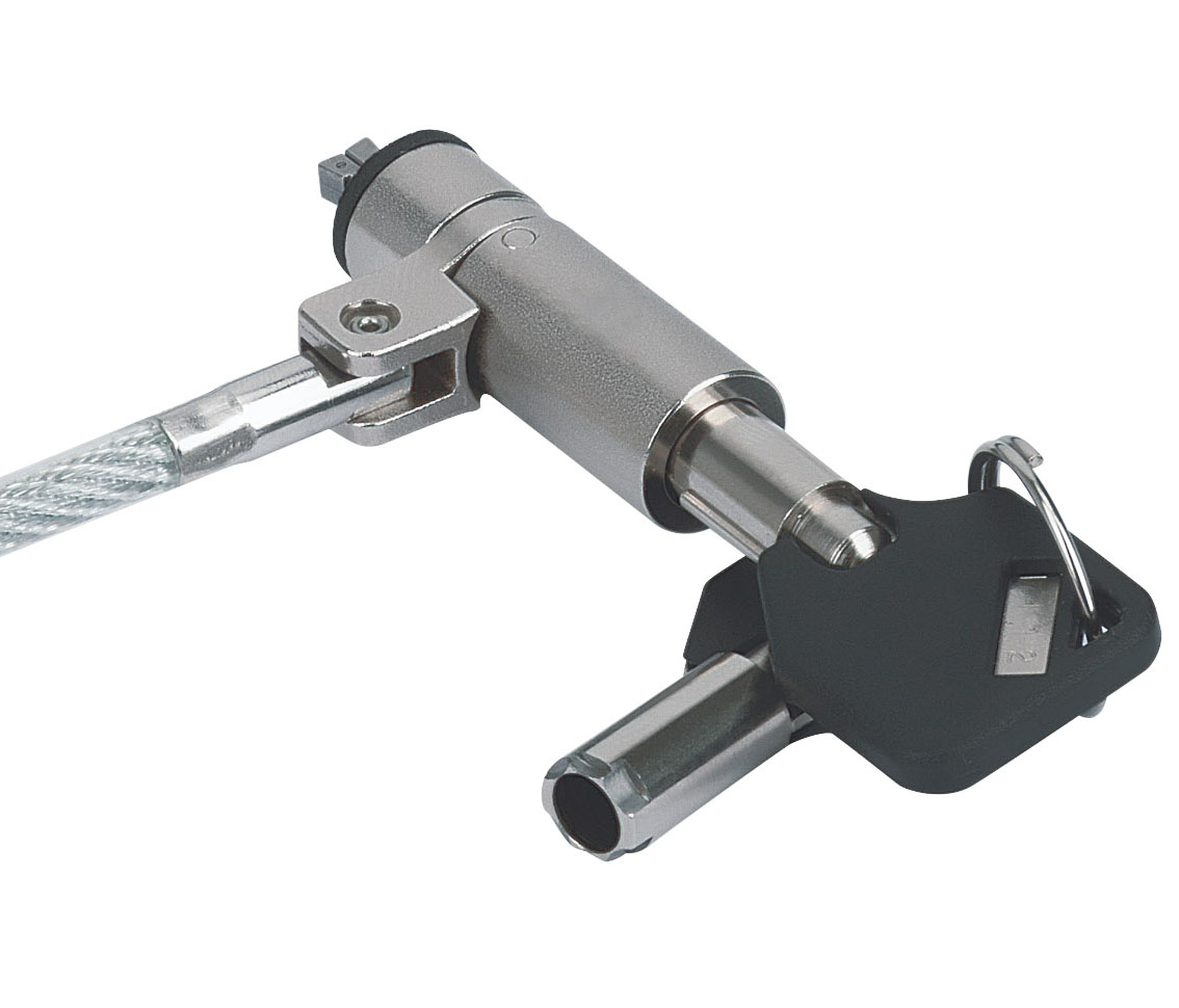 Lucchetto con Sistema di Sicurezza Wedge-Lock per Notebook Cavo 1,8m - immagine 4