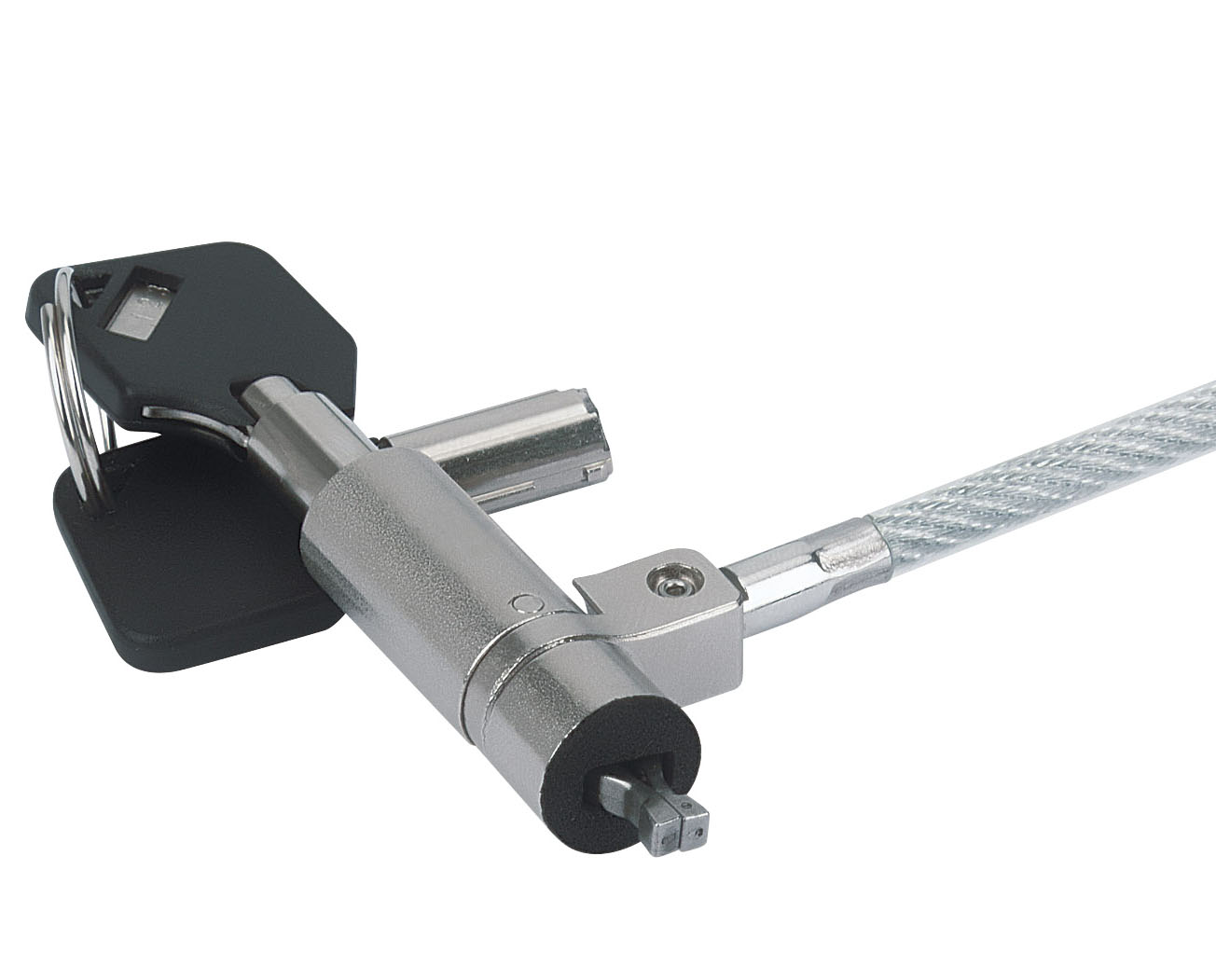 Lucchetto con Sistema di Sicurezza Wedge-Lock per Notebook Cavo 1,8m - immagine 5