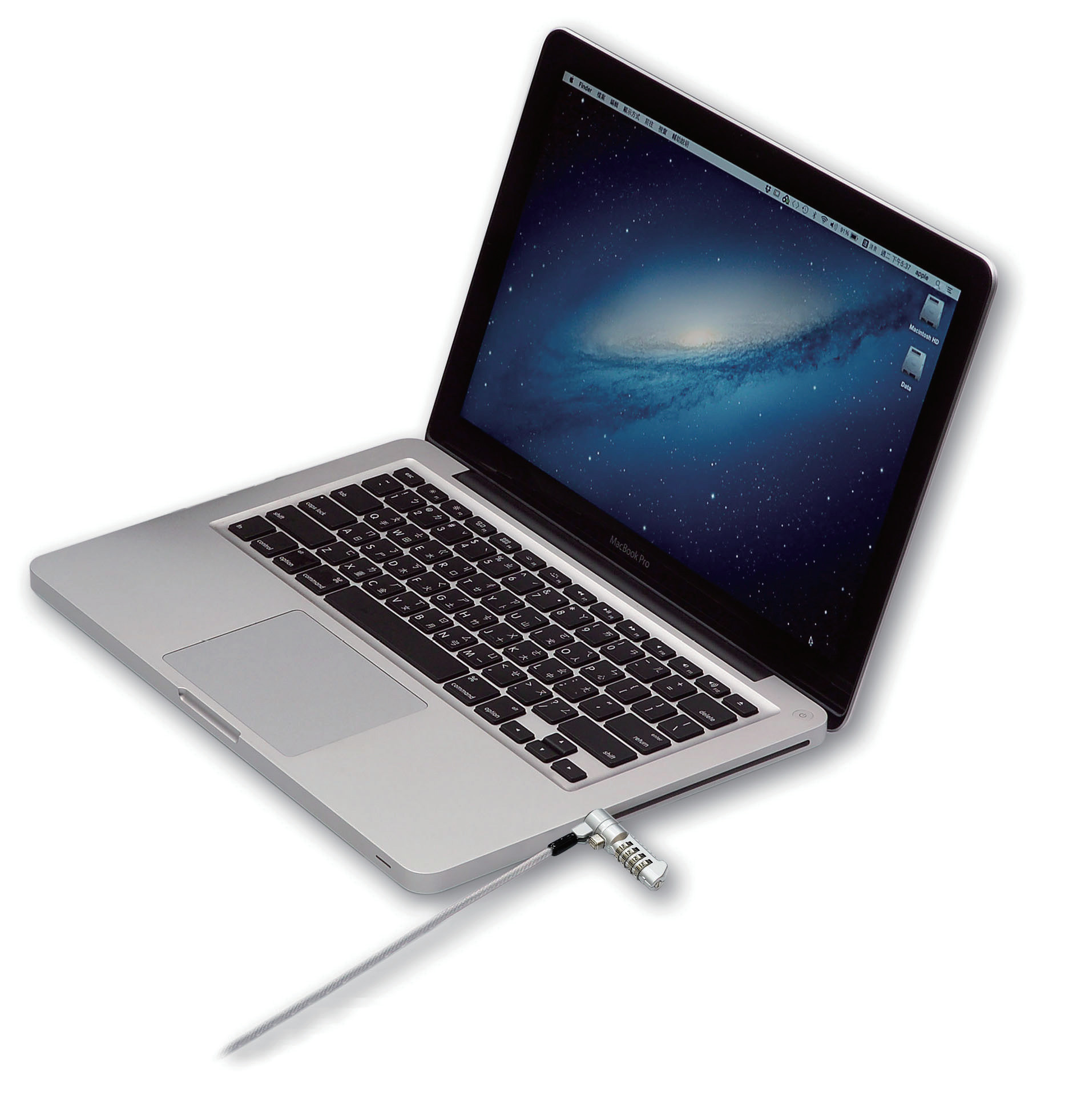 Lucchetto di Sicurezza per Notebook a Combinazione per HP Nano - immagine 5