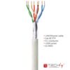 Matassa F/UTP Cavo Cat.5E Rame 305m Rigido Grigio - immagine 3