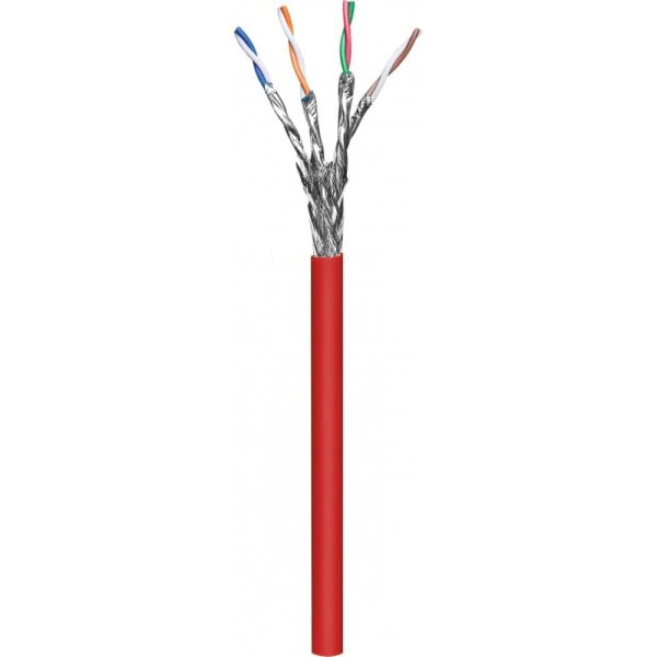 Matassa S/FTP Cavo Cat.7 Rame LSZH 100m Flessibile Rosso - immagine 2