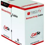 Matassa U/UTP Cavo Cat.5E CCA 305m Flessibile Grigio