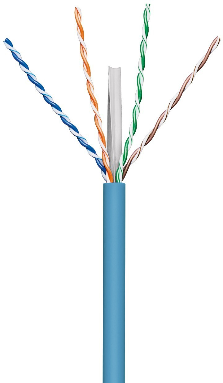 Matassa U/UTP Cavo Cat.6A Rame 305m LSZH Rigido Blu - immagine 2