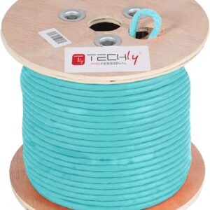 Matassa U/UTP Cavo Cat.6A Rame 305m LSZH Rigido Blu