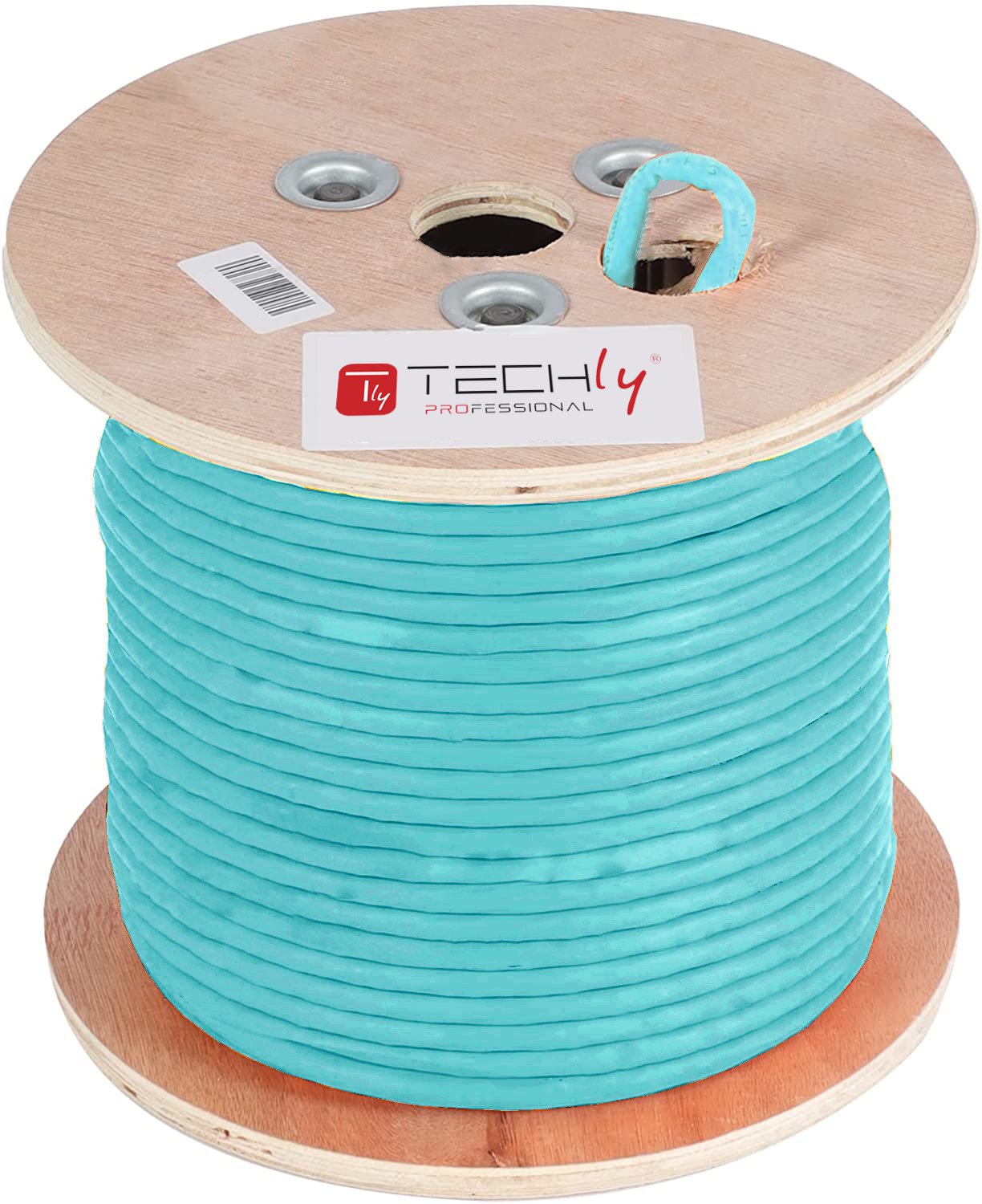 Matassa U/UTP Cavo Cat.6A Rame 305m LSZH Rigido Blu