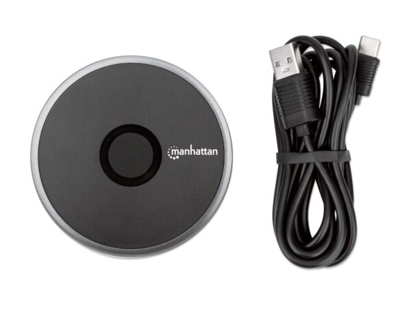 Pad di Ricarica Wireless Veloce 10W Nero - immagine 7