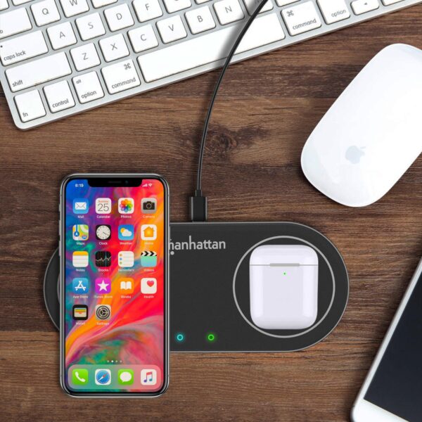 Doppia Stazione di Ricarica Wireless 30W - immagine 7