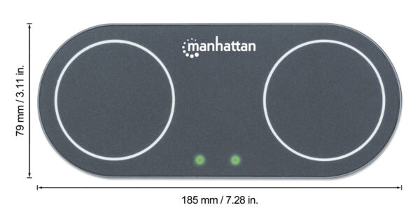 Doppia Stazione di Ricarica Wireless 30W - immagine 3