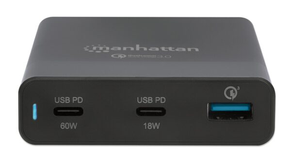 Stazione di ricarica USB-C™ PD 65W Nero - immagine 4