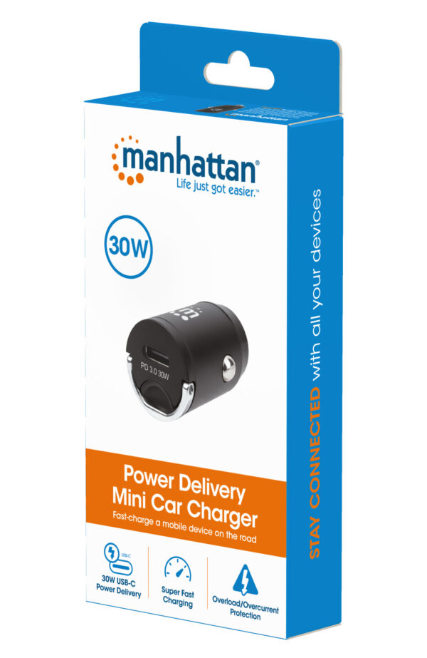 Mini caricabatteria da auto Power Delivery 30W - immagine 8