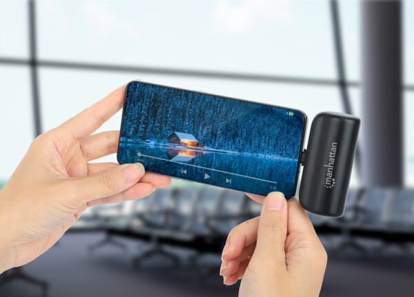 Power Bank PD 5000 mAh con Presa USB-C™ Integrata 20W Nero - immagine 6