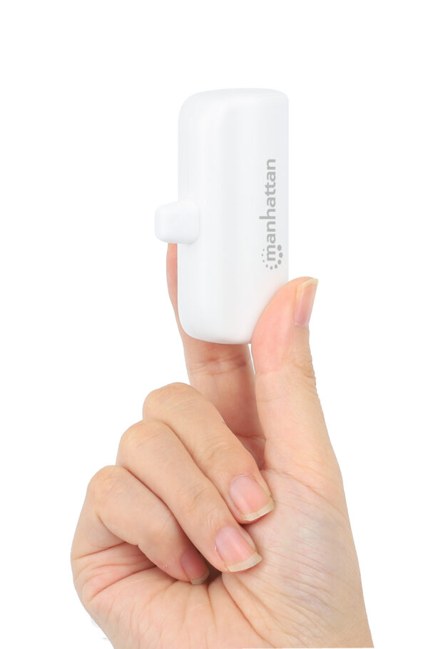 Power Bank PD 5000 mAh con Presa USB-C™ Integrata 20W Bianco - immagine 4