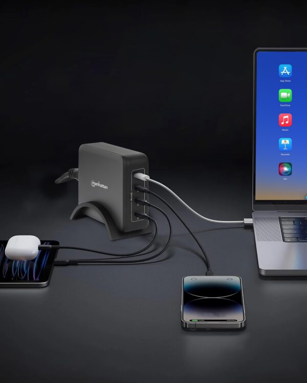 Stazione di Ricarica USB-C™ Power Delivery 4 Porte GaN 240W / PD3.1 - immagine 2