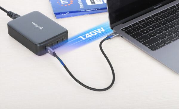 Stazione di Ricarica USB-C™ Power Delivery 4 Porte GaN 240W / PD3.1 - immagine 4